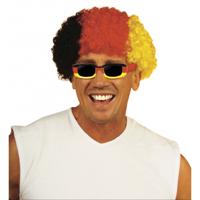 Duitsland supporters pruik - Afropruik - zwart / rood / geel - EK / WK landen
