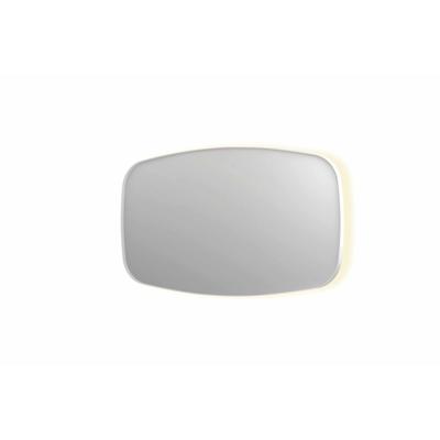 Spiegel INK SP30 140x4x80 cm incl. Indirect LED-Verlichting Rondom en Spiegelverwarming Mat Wit