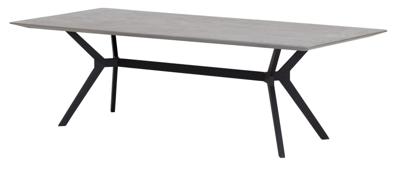 DTP Home Eettafel 'Novi' Mortex, 250 x 95cm, kleur Grijs