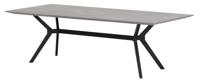 DTP Home Eettafel 'Novi' Mortex, 250 x 95cm, kleur Grijs