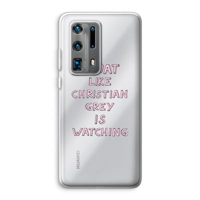 Christian Grey: Huawei P40 Pro Plus Transparant Hoesje