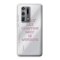 Christian Grey: Huawei P40 Pro Plus Transparant Hoesje