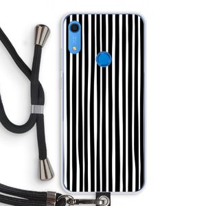 Stripes: Huawei Y6s Transparant Hoesje met koord