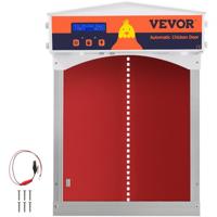 VEVOR Automatische Kippendeur Opener Kit Automatisch Kippendeur Sluiten Tandwielheffer Gegalvaniseerd Poort met Avond- en Ochtendvertraagde