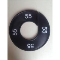 Maatring 9cm zwart/wit 55