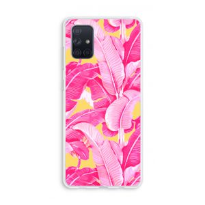 Pink Banana: Galaxy A71 Transparant Hoesje