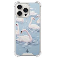 iPhone 15 Pro Max shockproof hoesje - Zwanen