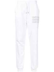 Roberto Cavalli pantalon de jogging à logo imprimé - Blanc