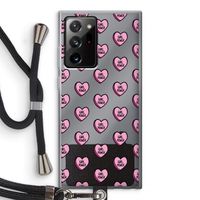 GIRL POWER: Samsung Galaxy Note 20 Ultra / Note 20 Ultra 5G Transparant Hoesje met koord