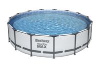Bestway - Steel Pro MAX - Opzetzwembad inclusief filterpomp en accessoires - 457x107 cm - Rond - thumbnail