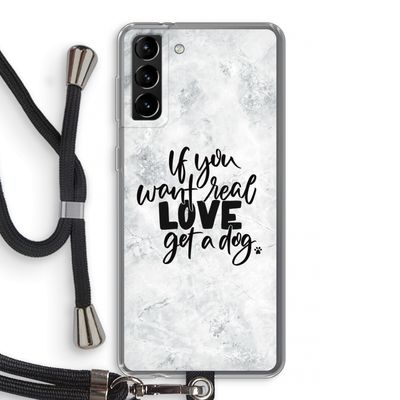 Partner in crime: Samsung Galaxy S21 Plus Transparant Hoesje met koord