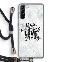 Partner in crime: Samsung Galaxy S21 Plus Transparant Hoesje met koord