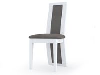 Set van 2 stoelen DAYOKA hoogglans wit/grijs