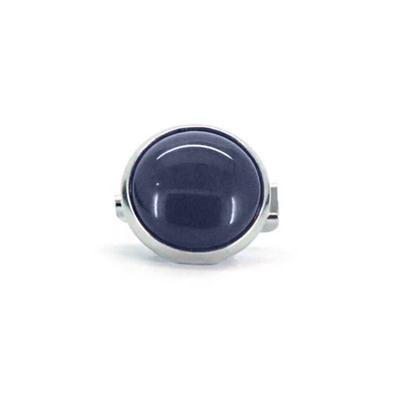 Qoss Broche Jeansblauwe Steen - 12mm