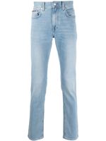 Tommy Hilfiger pantalon slim Bleecker à taille basse - Bleu