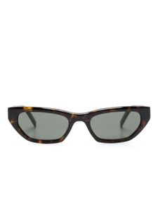 Saint Laurent Eyewear lunettes de soleil à monture papillon - Marron