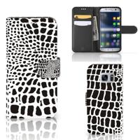Samsung Galaxy S7 | Telefoonhoesje | Met pasjeshouder | Slangenprint