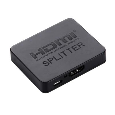 4K HDMI Splitter Full HD 1080p Video HDMI Switch Switcher 1x2 Split Out Versterker Dual Display voor HDTV DVD PS3 Xbox(zwart)