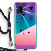 Fly away: Oppo A72 Transparant Hoesje met koord