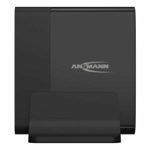 Ansmann Desktop Ladegerät mit Display DC5140PD 140W USB-oplader 140 W 2x USB-A, 3x USB-C USB PD Zwart Binnen
