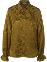 Blouse overhemdkraag Van Mos Mosh groen - thumbnail