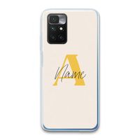 Amber Script: Xiaomi Redmi 10 Transparant Hoesje