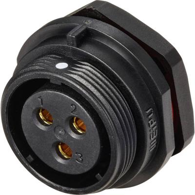 Weipu SP2112 / S 3 Ronde connector Bus, inbouw Totaal aantal polen: 3 Serie (ronde connectoren): SP21 1 stuk(s)