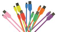 Valueline 1m, USB 2.0 A - Micro B USB-kabel USB A Micro-USB B Roze - thumbnail