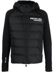 Moncler Grenoble veste à logo imprimé - Noir