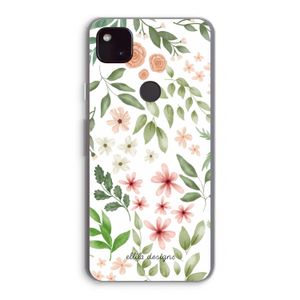 Botanical sweet flower heaven: Google Pixel 4a 5G Transparant Hoesje