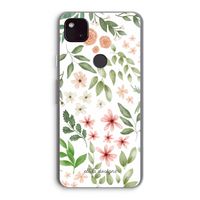 Botanical sweet flower heaven: Google Pixel 4a 5G Transparant Hoesje
