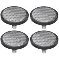 ProPlus Reflector - set 4x - wit - boutbevestiging - 60mm - M5 bout - rond - thumbnail