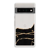 Gouden marmer: Google Pixel 6 Pro Transparant Hoesje
