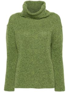 Claudie Pierlot pull chiné à col roulé - Vert