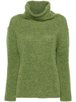 Claudie Pierlot pull chiné à col roulé - Vert - thumbnail