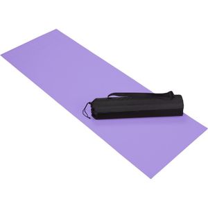 Paarse yoga/fitness mat 60 x 170 cm