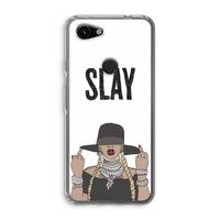 Slay All Day: Google Pixel 3a Transparant Hoesje