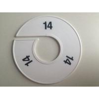 Maatring 11cm wit/zwart 14