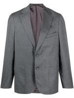 Officine Generale blazer cintré à simple boutonnage - Gris