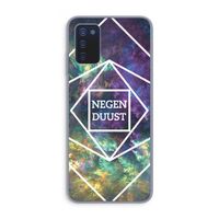 Negenduust ruimte: Samsung Galaxy A03s Transparant Hoesje