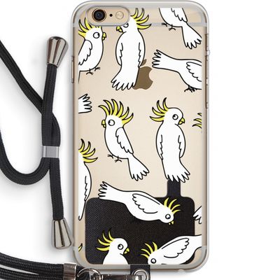 Papegaai: iPhone 6 PLUS / 6S PLUS Transparant Hoesje met koord