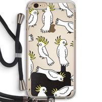 Papegaai: iPhone 6 PLUS / 6S PLUS Transparant Hoesje met koord