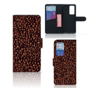 Huawei P40 Pro Book Cover Koffiebonen