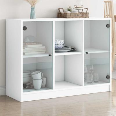 Dressoir 102x37x75,5 cm bewerkt hout wit