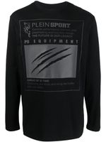 Plein Sport sweat en coton à imprimé graphique - Noir - thumbnail