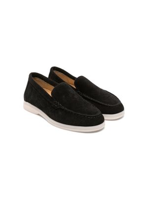 Scarosso mocassins Ludovico en daim - Noir