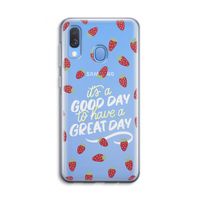 Don't forget to have a great day: Samsung Galaxy A40 Transparant Hoesje