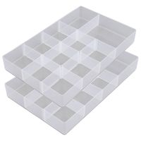 Allstore Organiser voor opslagbox 5,5L en 10L - 2x - 34 x 21 x 4,5 cm - Opbergbox - thumbnail