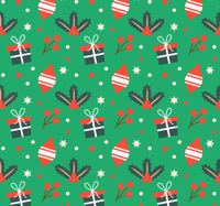 Groen behang Kerst snoep patroon