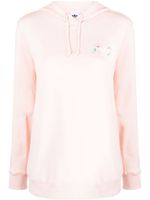 adidas hoodie en coton à logo imprimé - Rose